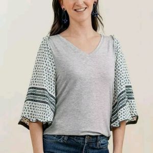 Womens Matilda Jane Lets go together Without A Care Top size L Large